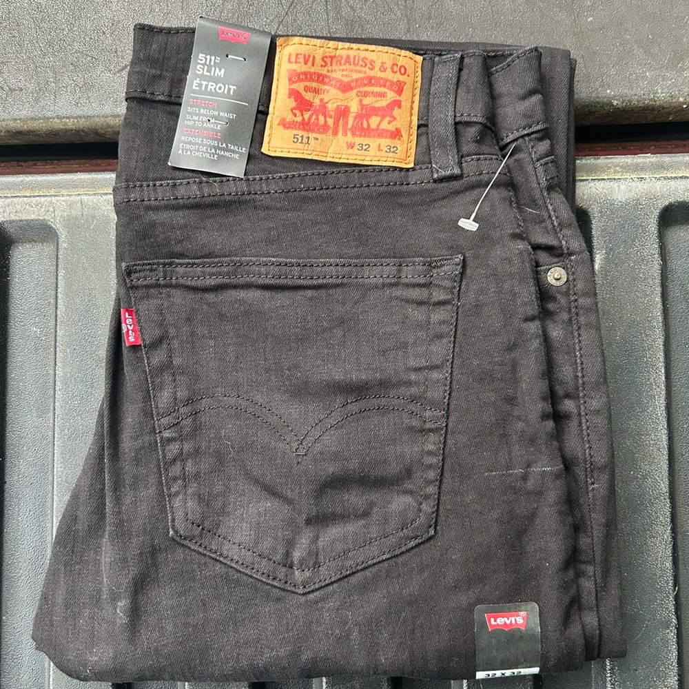 Levi's Men's Black Slim Jeans size 32x32 style 511